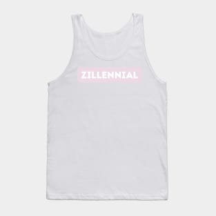 Generation Zillennial in Pink Tank Top